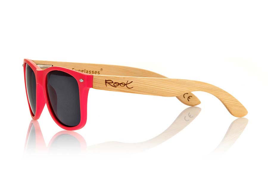 Gafas de Madera Natural de Bambú CANDY RED | Root Sunglasses®