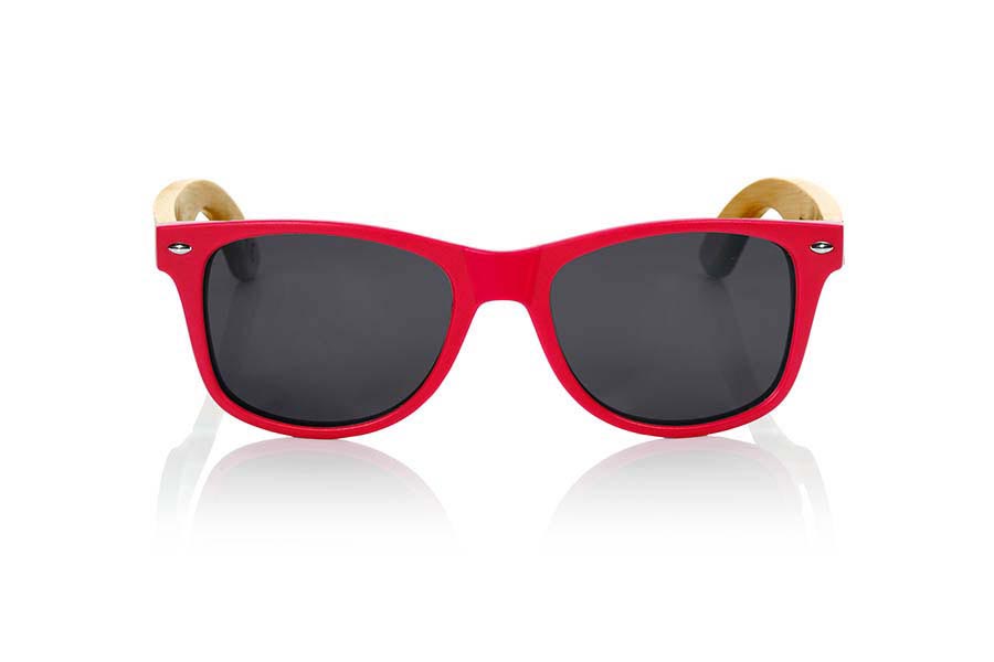 Gafas de Madera Natural de Bambú CANDY RED | Root Sunglasses®