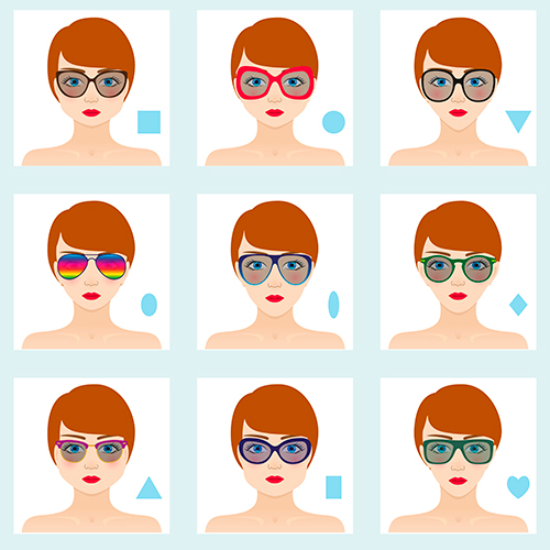 types of faces for sunglasses