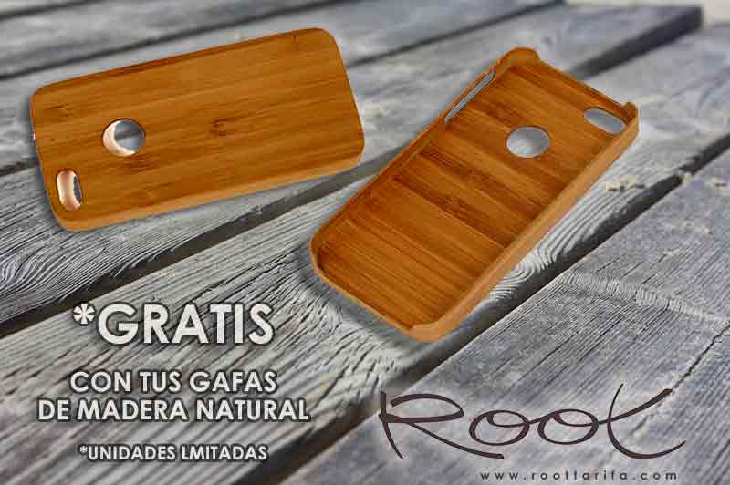 Funda Iphone Bambu Gratis con tus Gafas ROOT. Root Sunglasses - Gafas y Relojes de Madera Natural.