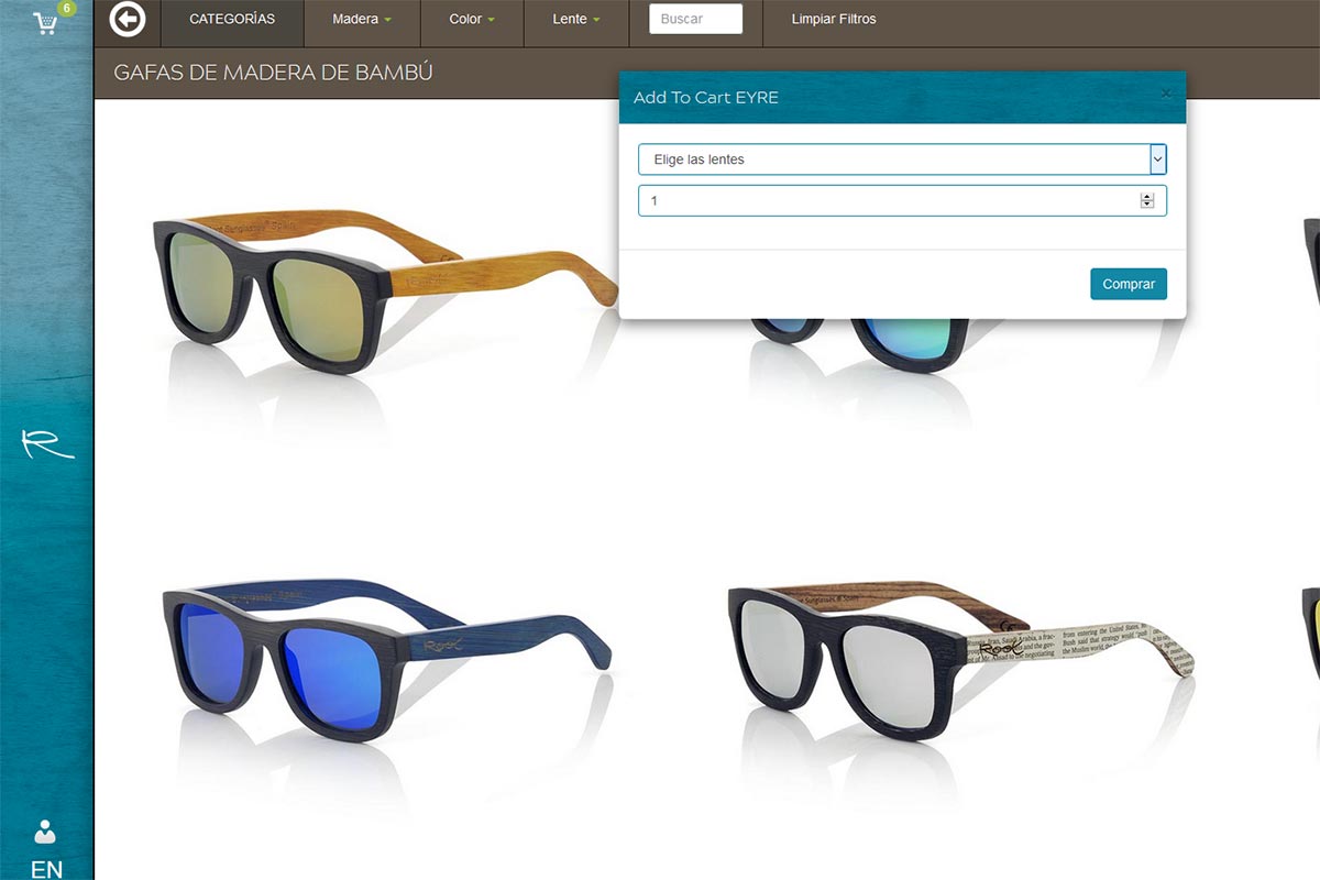 New quick way to complete your wholesale orders. Root Wooden Sunglasses