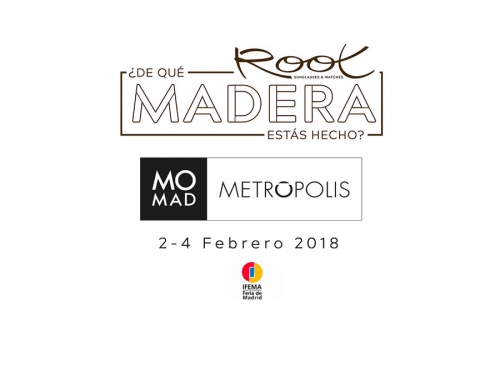 Gafas y relojes de Madera - MOMAD Metrópolis Feb 2018. Root Sunglasses - Gafas y Relojes de Madera Natural.