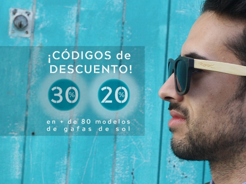 descuentos en tus GAFAS de Madera Root. Root Sunglasses - Gafas y Relojes de Madera Natural.