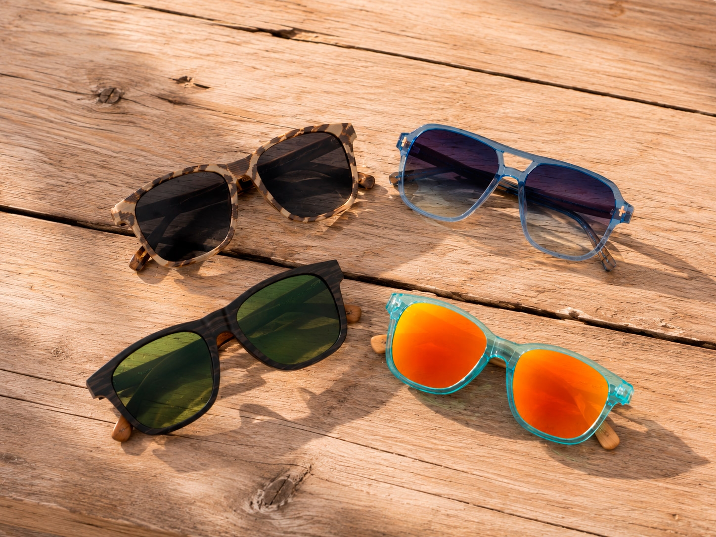 ¿Qué color de lentes de sol elegir? Guía práctica 2026. Root Sunglasses - Gafas y Relojes de Madera Natural.