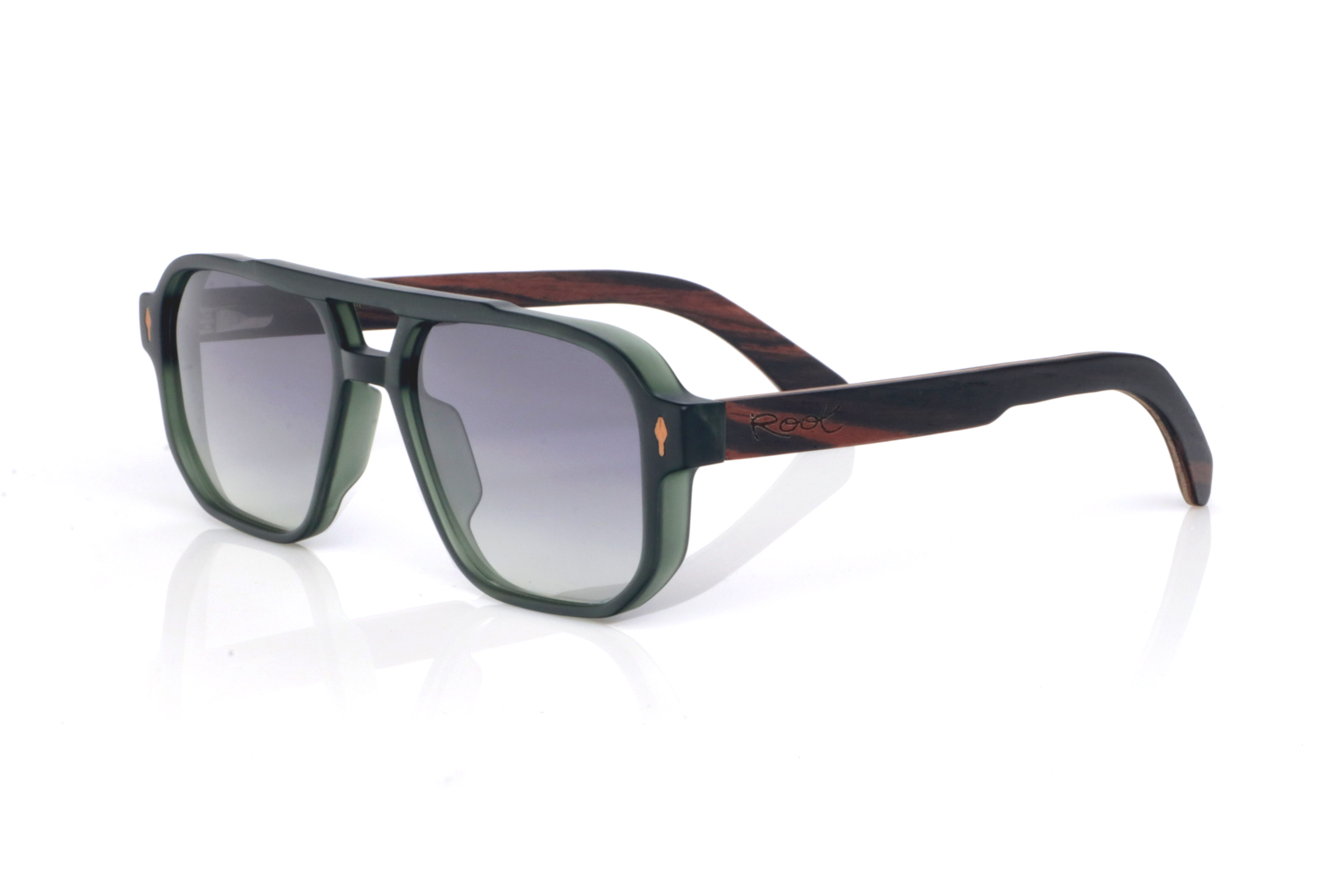 Wood eyewear of Ebony modelo HUDSON Wholesale & Retail | Root Sunglasses® 
