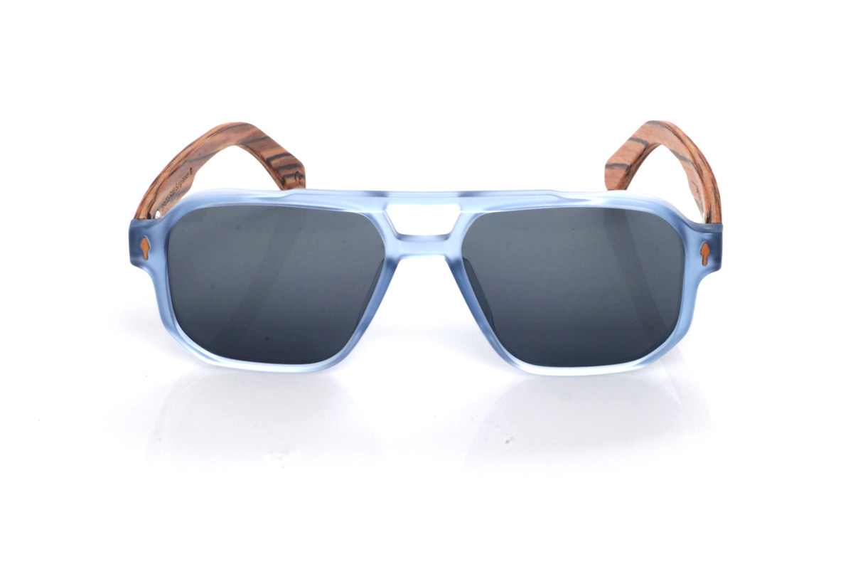 Wood eyewear of Zebrano modelo BROOK Wholesale & Retail | Root Sunglasses® 