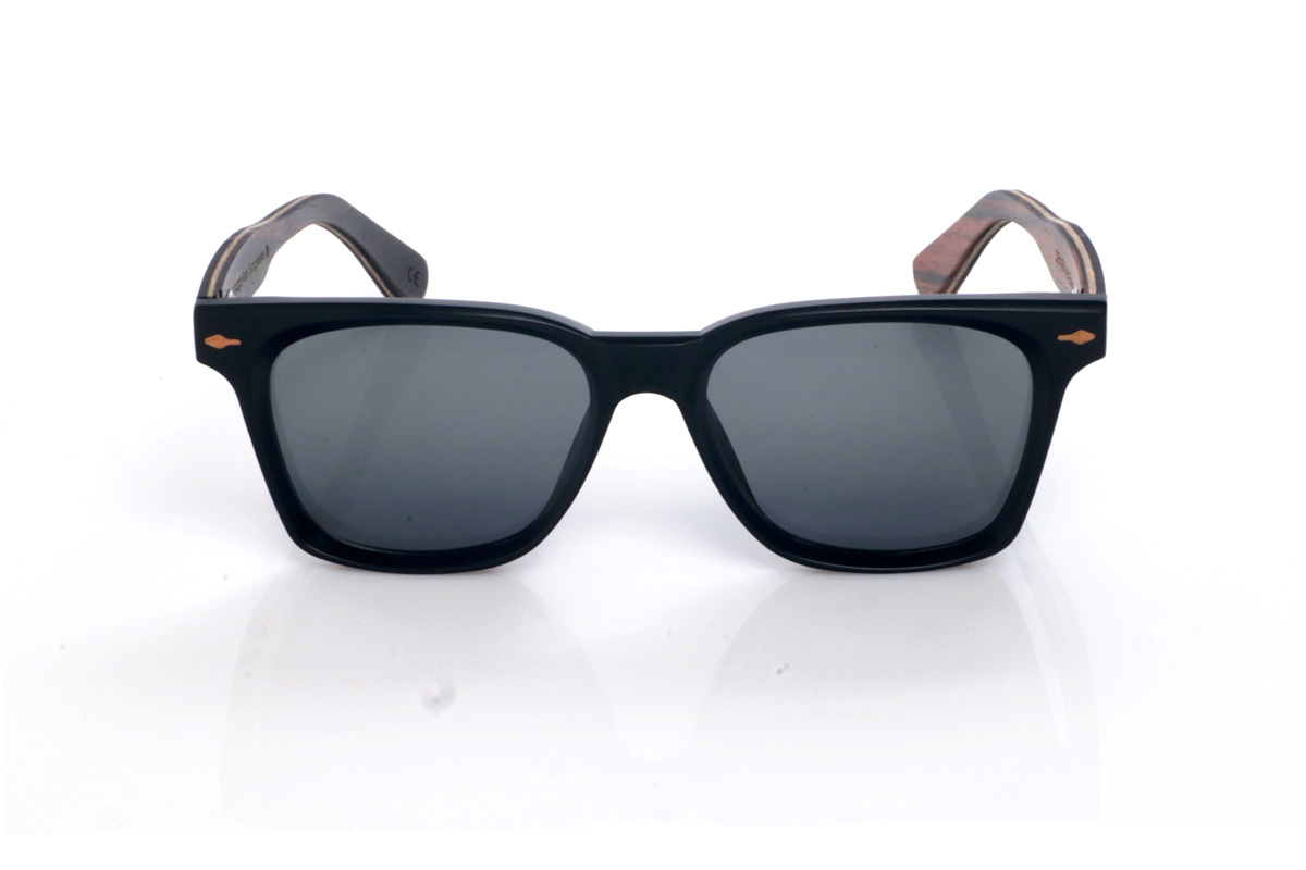 Wood eyewear of Ebony modelo DENVER Wholesale & Retail | Root Sunglasses® 