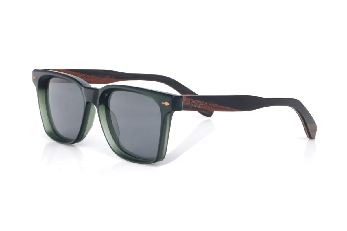 Wood eyewear of Ebony modelo ROWAN Wholesale & Retail | Root Sunglasses® 