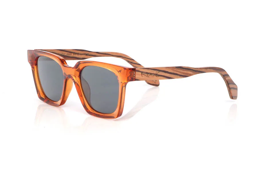 Gafas de Madera Natural de Zebrano modelo IVY - Venta Mayorista y Detalle | Root Sunglasses® 