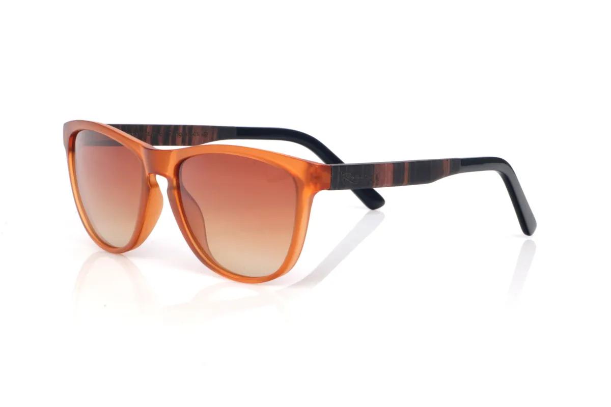 Gafas de Madera Natural de Ébano modelo DECLAN OR - Venta Mayorista y Detalle | Root Sunglasses® 