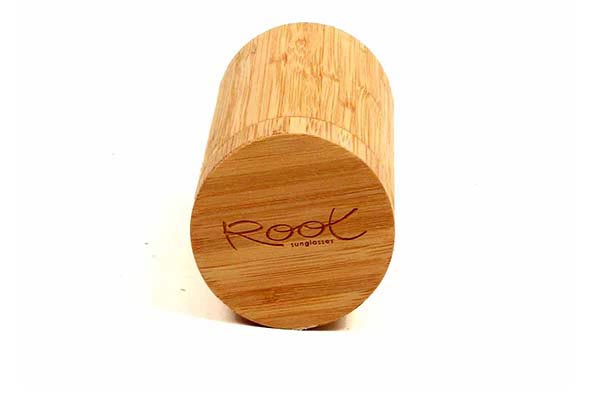 Wood eyewear of Bamboo Cilindric box.  for Wholesale & Retail | Root Sunglasses® 