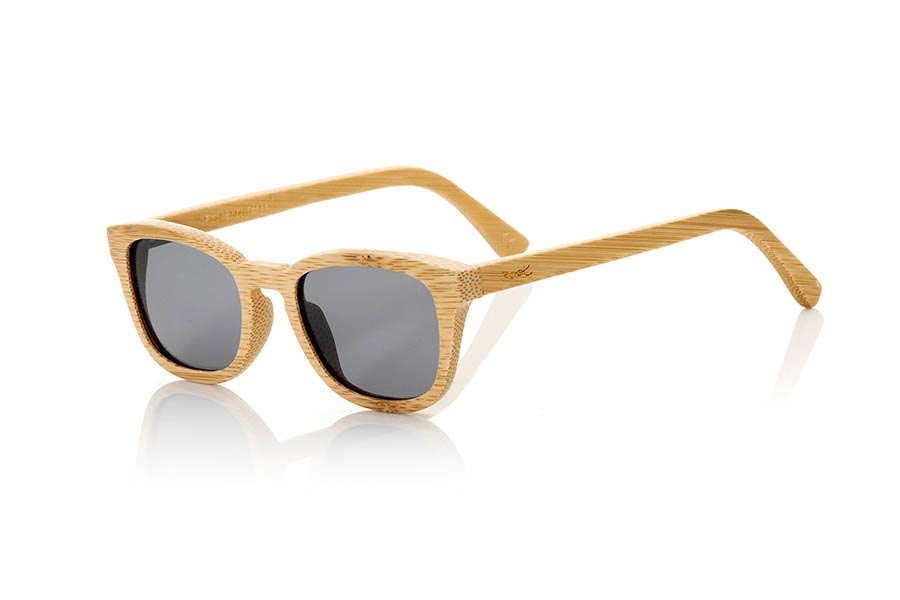 Wood eyewear of Bamboo CANAIMA. Canaima sunglasses are made of carbonized bamboo wood which gives the wood a permanent darker, it's a very fine model and very light somewhat smaller than other models root. measure: 136x40mm for Wholesale & Retail | Root Sunglasses® 