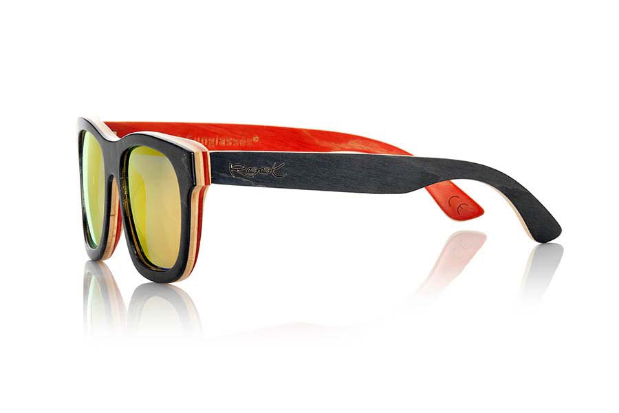 Wood eyewear of Skateboard TAIGA.   |  Root Sunglasses® 
