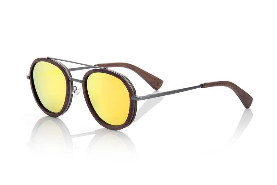 SUNGLASSES OF BLACK WALNUT NATURAL WOOD Wood eyewear of RIFF | Root Sunglasses®
