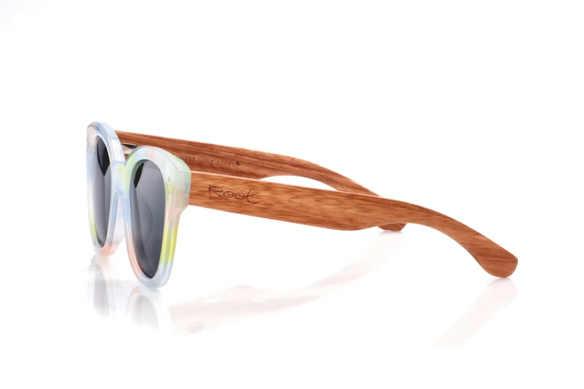 Gafas de Madera Natural de Zebrano modelo DELIA - Venta Mayorista y Detalle | Root Sunglasses® 