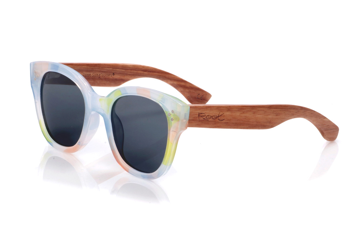 Gafas de Madera Natural de Zebrano modelo DELIA.  | Root Sunglasses® 