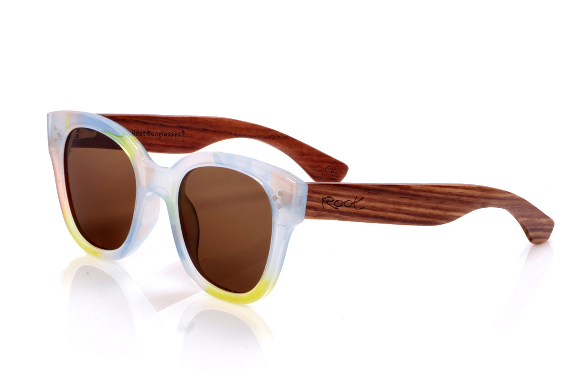 Gafas de Madera Natural de Zebrano modelo DELIA - Venta Mayorista y Detalle | Root Sunglasses® 