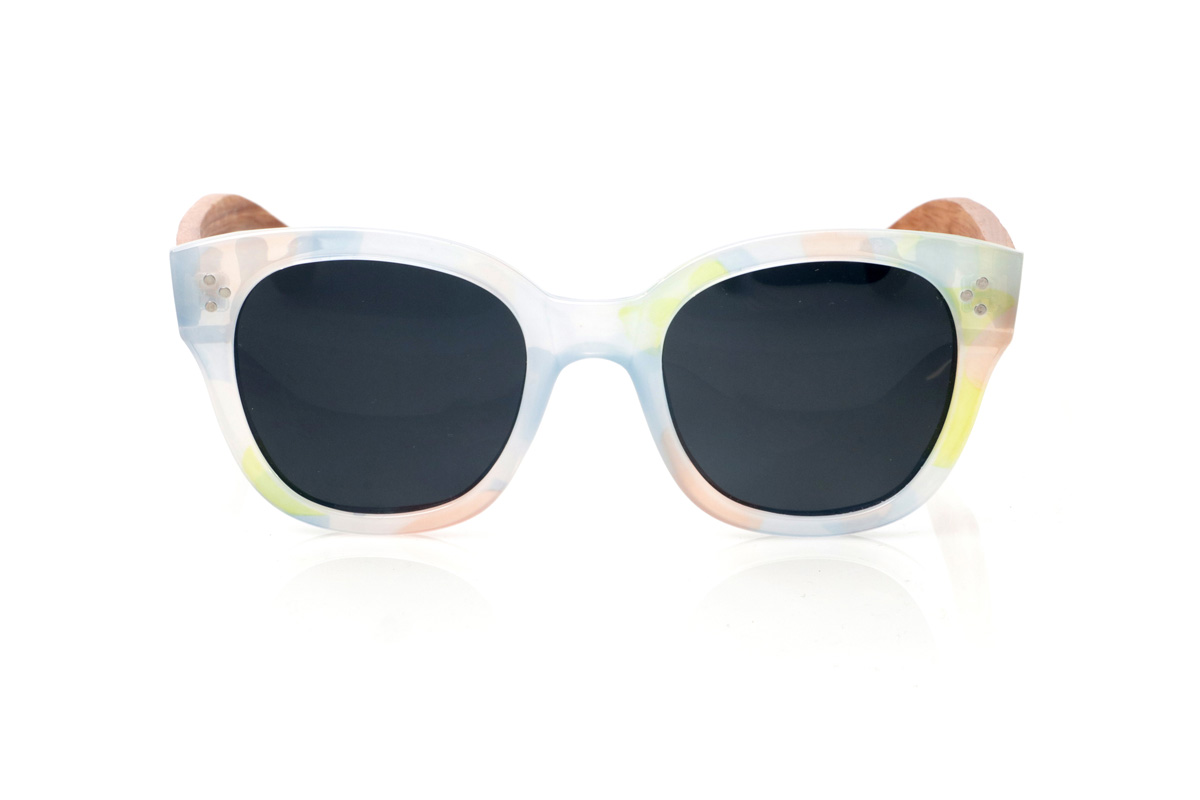 Gafas de Madera Natural de Zebrano modelo DELIA - Venta Mayorista y Detalle | Root Sunglasses® 