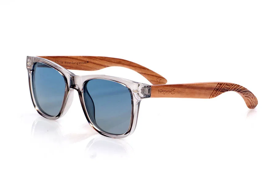 Gafas de Madera Natural de Zebrano modelo MARLIN - Venta Mayorista y Detalle | Root Sunglasses® 