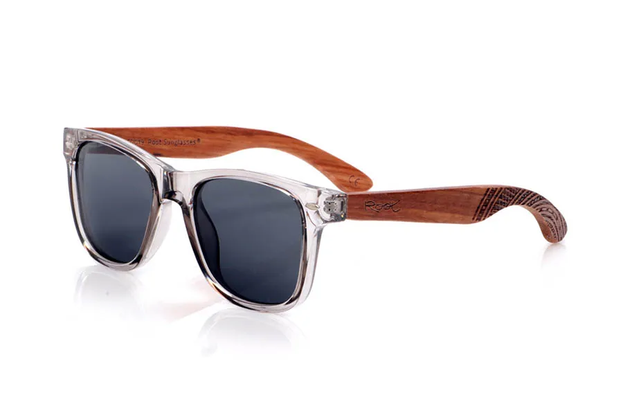 Gafas de Madera Natural de Zebrano modelo MARLIN - Venta Mayorista y Detalle | Root Sunglasses® 