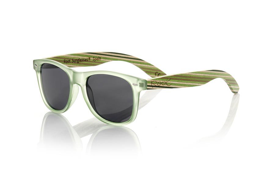 Wood eyewear of Bambú modelo SKA GREEN | Root Sunglasses®