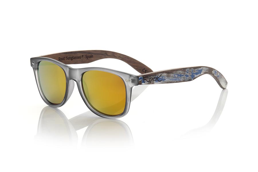 Gafas de Madera Natural de Walnut modelo SKA GREY - Venta Mayorista y Detalle | Root Sunglasses® 