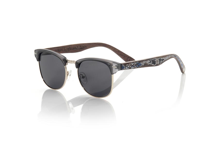 Wood eyewear of Walnut modelo TINE | Root Sunglasses® 