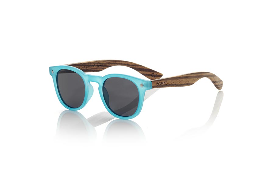 Wood eyewear of Zebra modelo KID R BLUE Wholesale & Retail | Root Sunglasses®