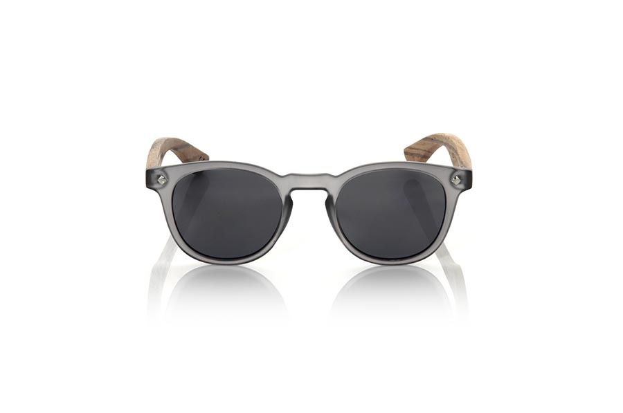 Gafas de Madera Natural de Zebrano modelo KID R  BLACK - Venta Mayorista y Detalle | Root Sunglasses® 