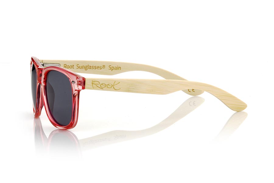 Wood eyewear of Bambú CANDY PINK DS.  for Wholesale & Retail | Root Sunglasses® 