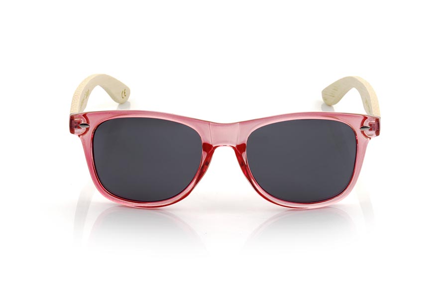 Wood eyewear of Bamboo modelo CANDY PINK DS Wholesale & Retail | Root Sunglasses® 