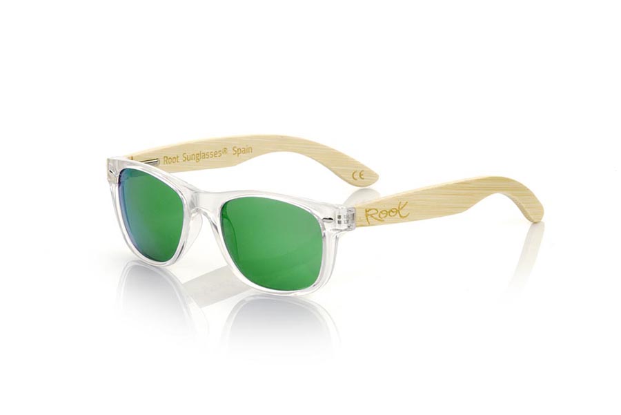 Gafas de Madera Natural de Bambú modelo KID W TR - Venta Mayorista y Detalle | Root Sunglasses® 