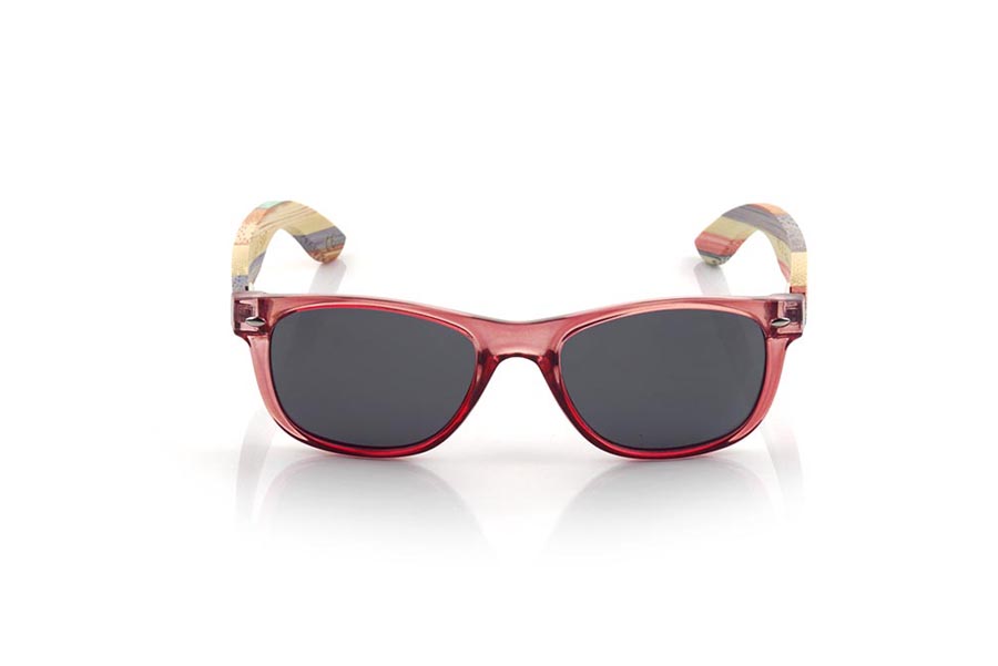 Wood eyewear of Bambú KID W PURPLE.  for Wholesale & Retail | Root Sunglasses® 