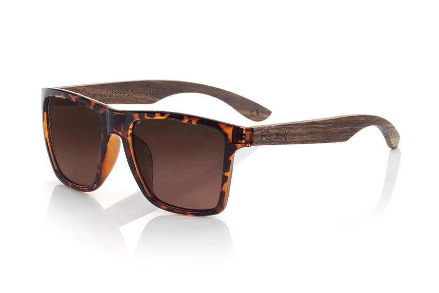 Gafas de Madera Natural de Zebrano modelo RUN CAREY DS - Venta Mayorista y Detalle | Root Sunglasses® 