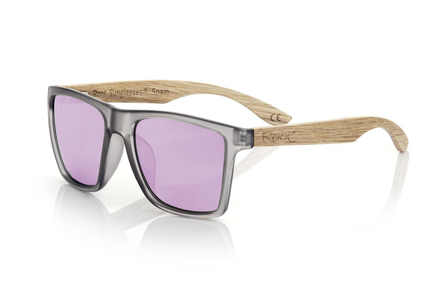 Gafas de Madera Natural de Zebrano modelo RUN GREY DS - Venta Mayorista y Detalle | Root Sunglasses® 