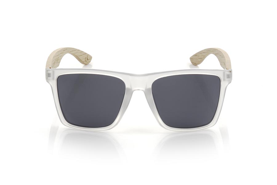 Gafas de Madera Natural de zebra modelo RUN TR DS | Root Sunglasses® 