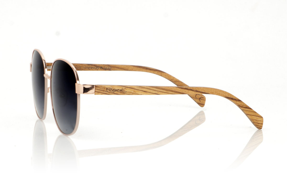 Wood eyewear of Zebrano modelo CHLOE Wholesale & Retail | Root Sunglasses® 