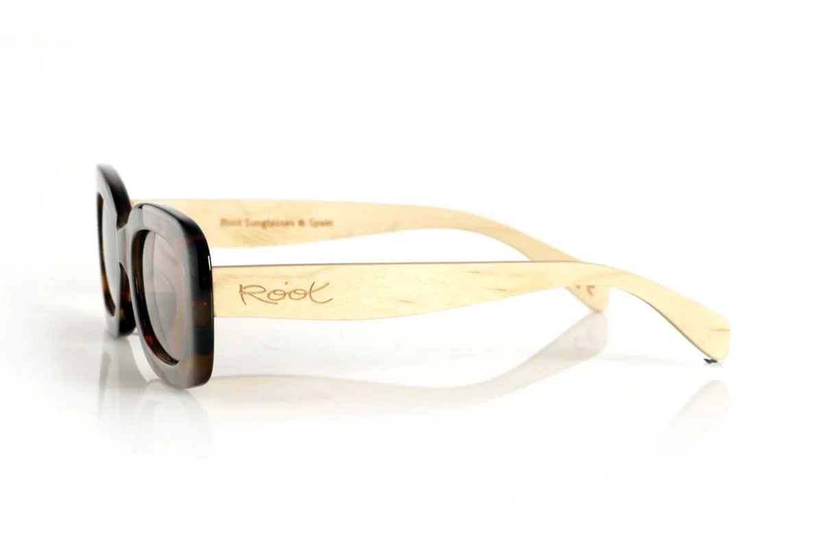 Gafas de Madera Natural de Arce modelo DOOZ - Venta Mayorista y Detalle | Root Sunglasses® 