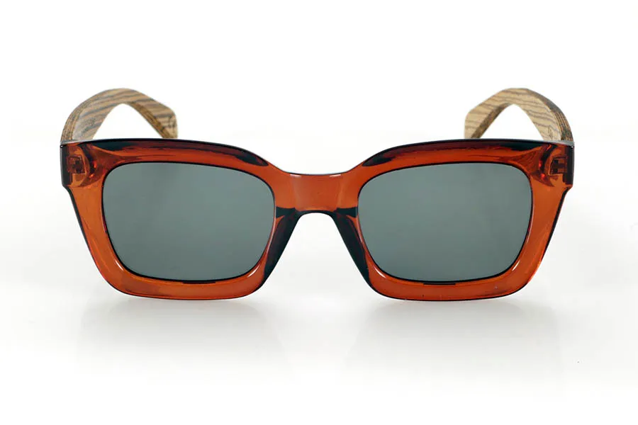 Gafas de Madera Natural de Zebrano modelo AUBUR - Venta Mayorista y Detalle | Root Sunglasses® 