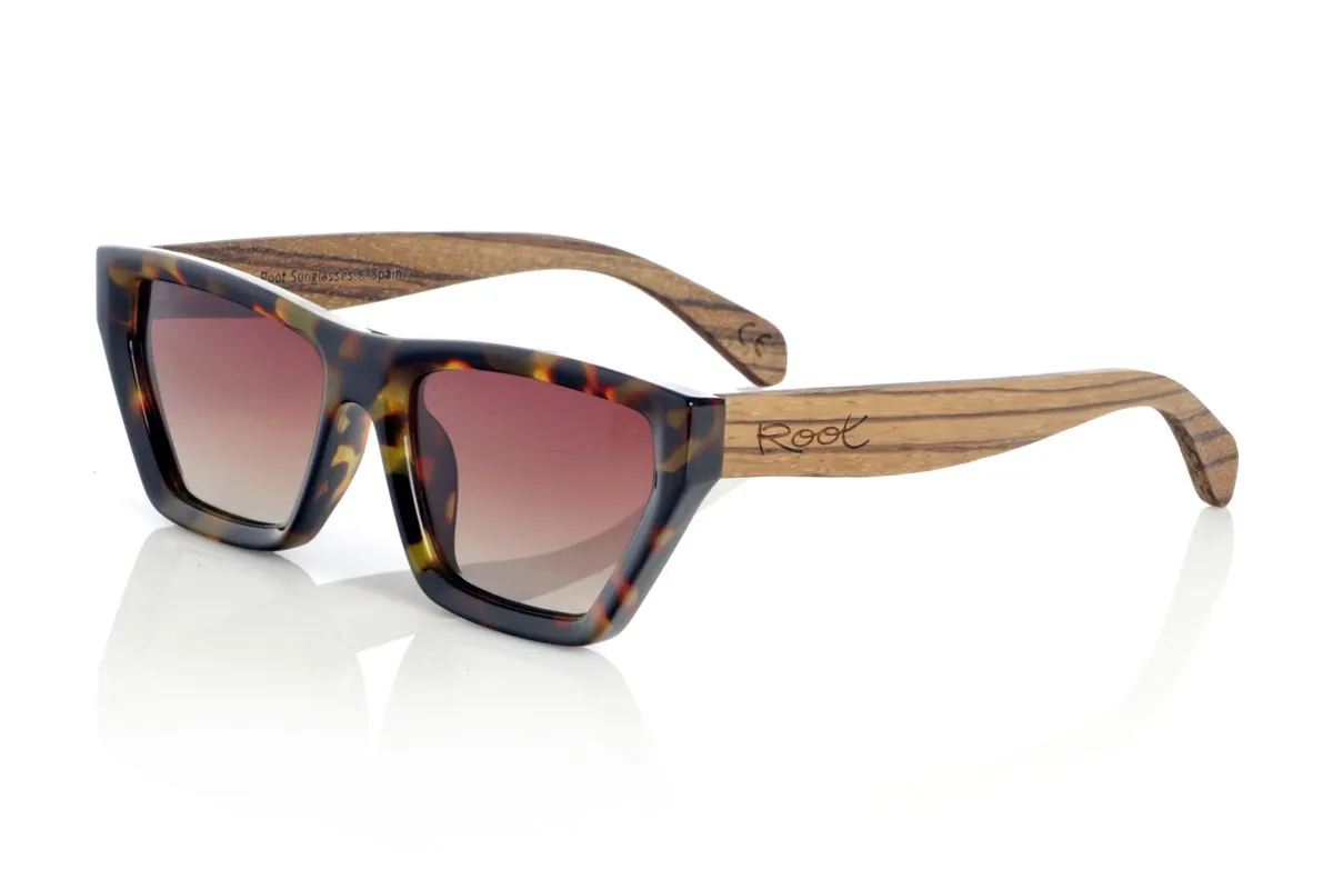 Gafas de Madera Natural de Zebrano modelo HOENY - Venta Mayorista y Detalle | Root Sunglasses® 