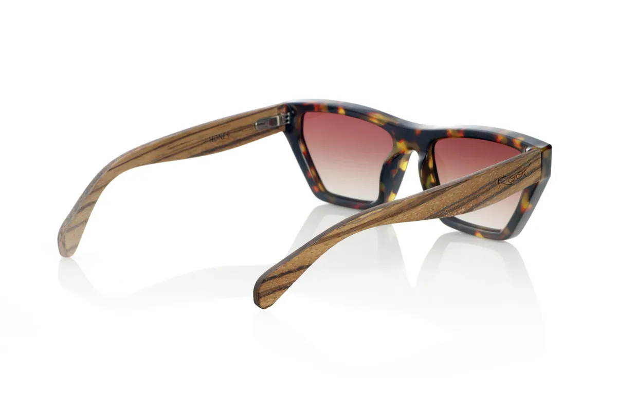 Gafas de Madera Natural de Zebrano modelo HOENY - Venta Mayorista y Detalle | Root Sunglasses® 