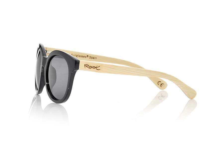 Wood eyewear of Bamboo modelo KIM Wholesale & Retail | Root Sunglasses® 