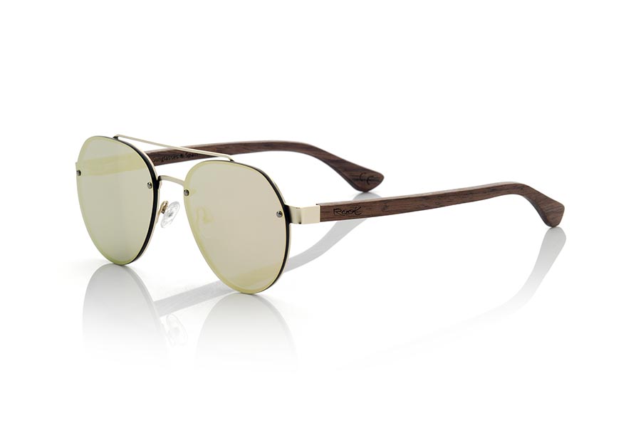 Wood eyewear of Walnut modelo MISURI Wholesale & Retail | Root Sunglasses® 