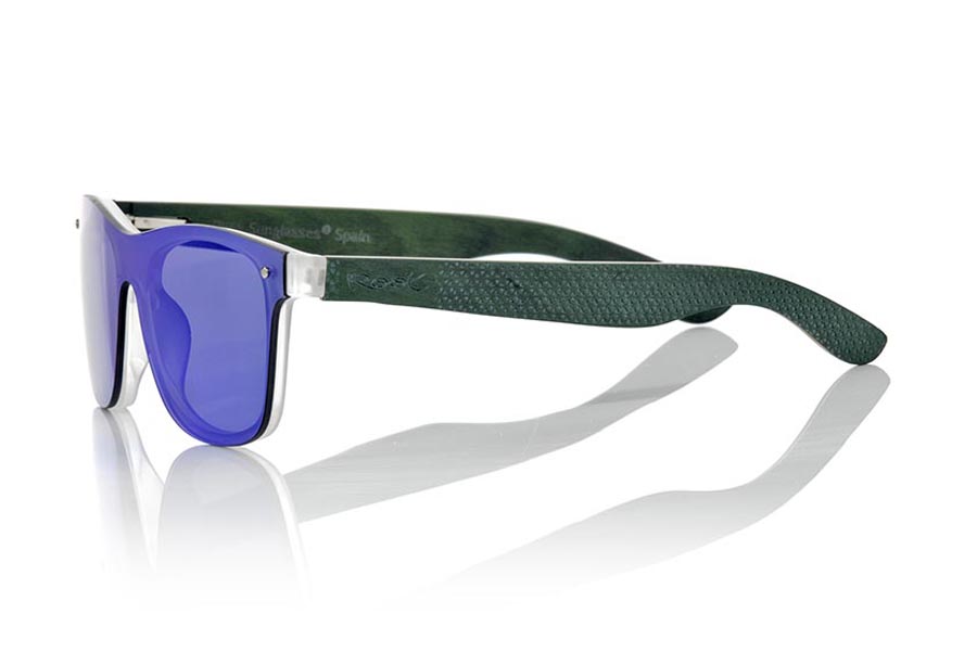 Wood eyewear of Skateboard SKY GREEN.  for Wholesale & Retail | Root Sunglasses® 