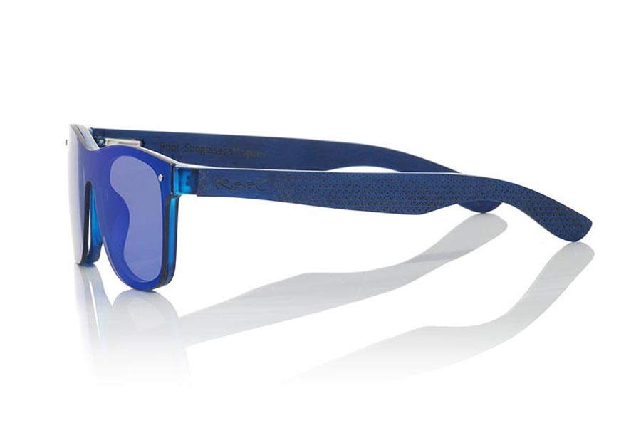Wood eyewear of Skateboard SKY BLUE.  for Wholesale & Retail | Root Sunglasses® 