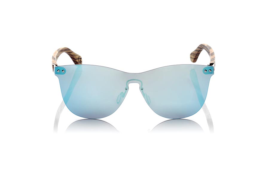 Gafas de Madera Natural de Zebrano SUNSET ZEB.  Venta al Por Mayor y Detalle | Root Sunglasses® 