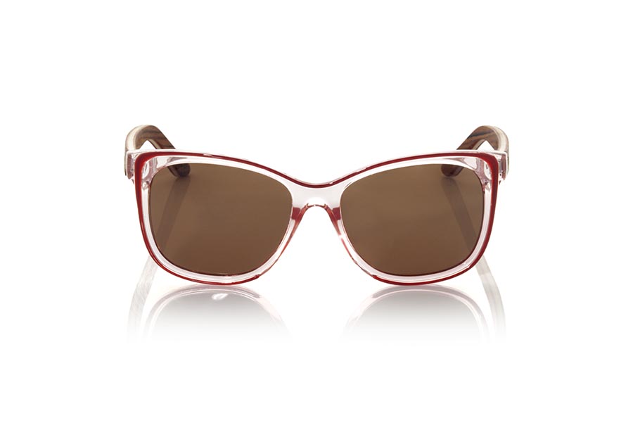 Wood eyewear of Mahogany modelo ZAHARA Wholesale & Retail | Root Sunglasses® 