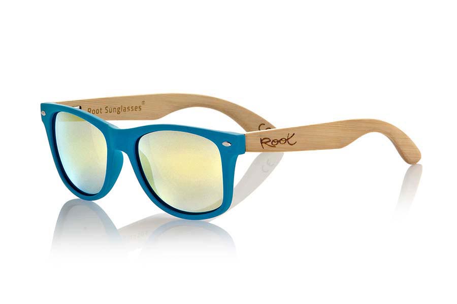 Gafas de Madera Natural de Bambú modelo MATT BLUE | Root Sunglasses®