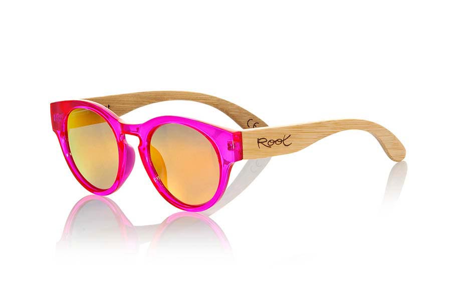 Gafas de Madera Natural de Bambú modelo GUM PINK | Root Sunglasses®
