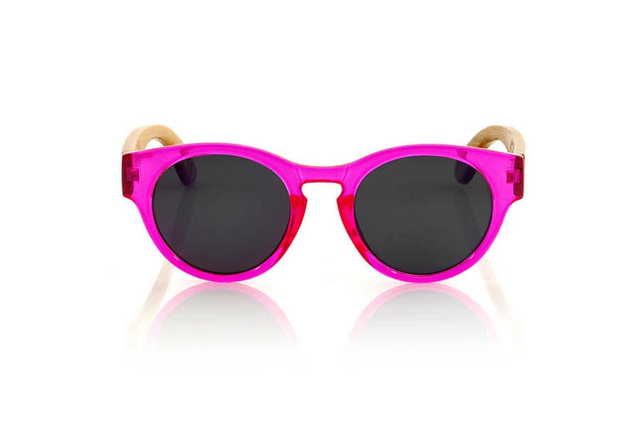 Wood eyewear of Bamboo modelo GUM PINK | Root Sunglasses® 